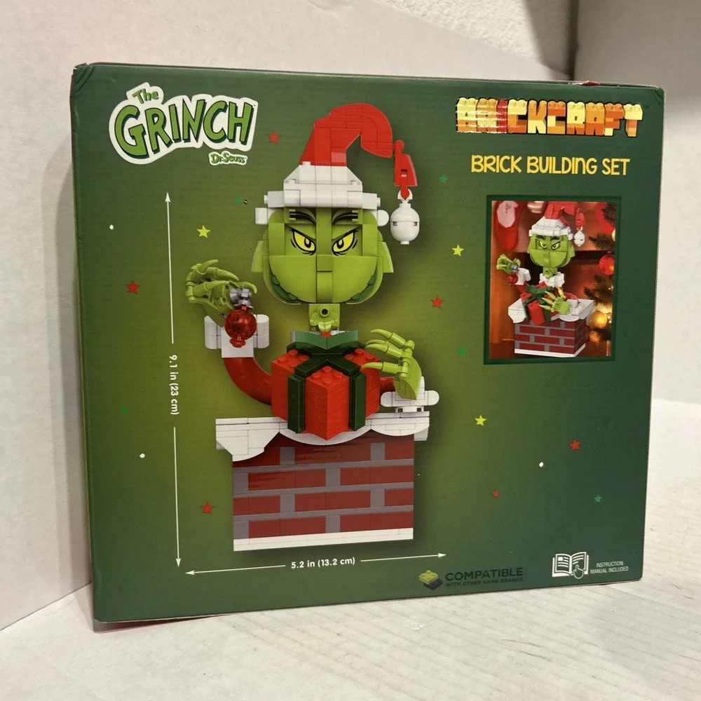 The Chimney Grinch Building Kit (504-Plastic Pcs Set) LIMITED EDITION‎ CHRISTMAS